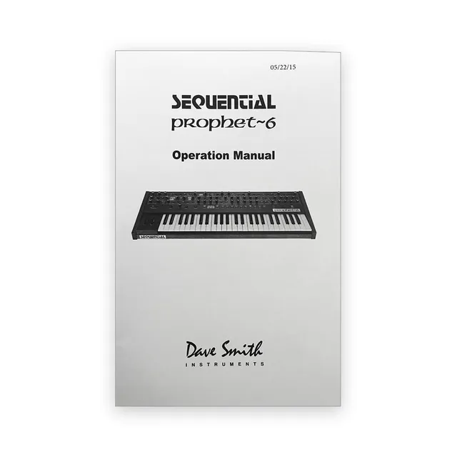 sequential-prophet-6-original-bedienungsanleitung-manual image 1