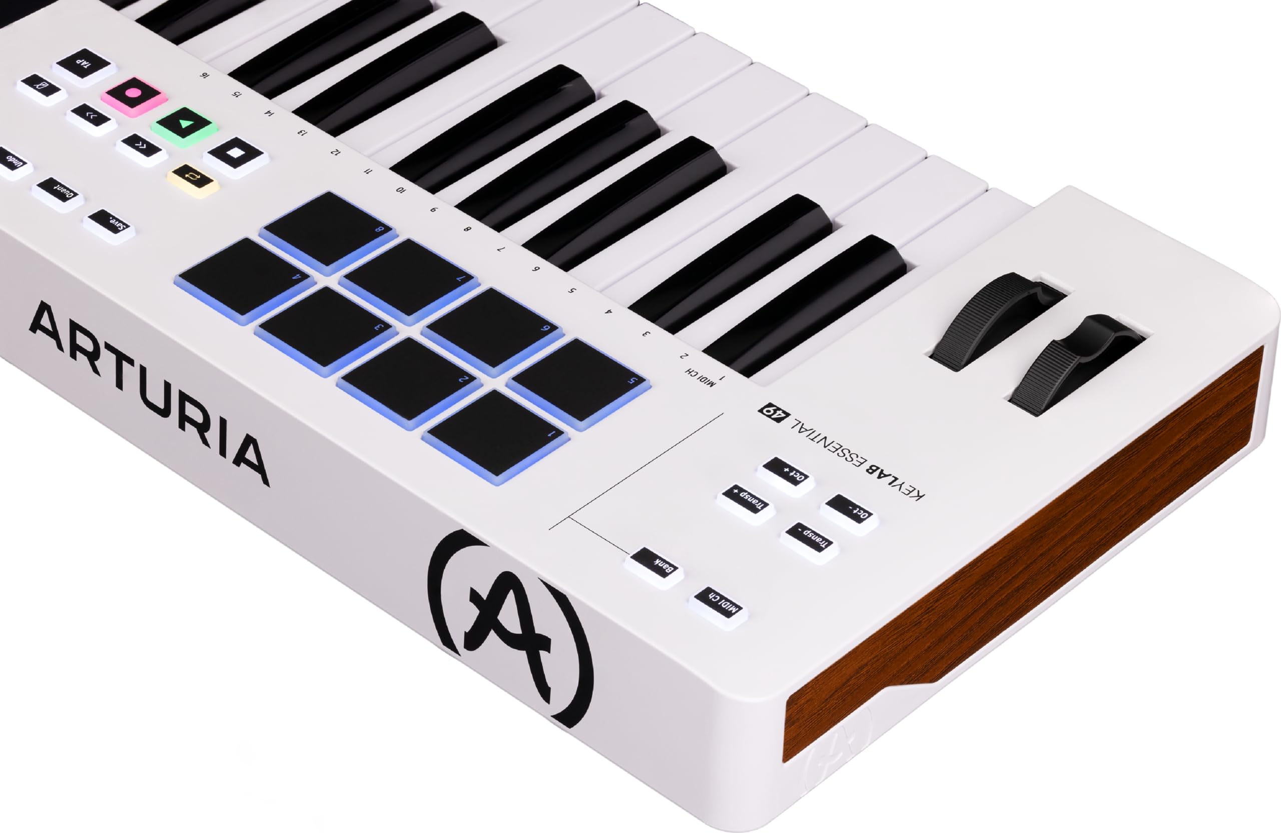 arturia-keylab-essential-49-mk3-white-midi-keyboard-controller image 3