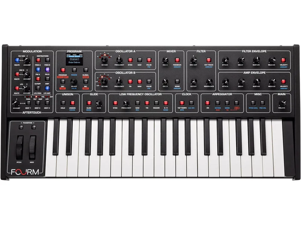 sequential-fourm-kompakt-analog-synthesizer-4-stimmen-prophet-5-sound image 1