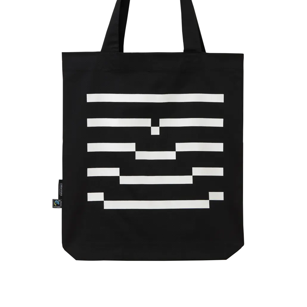 elektron-twill-tote-bag-pixel-icon-stofftragetasche image 3