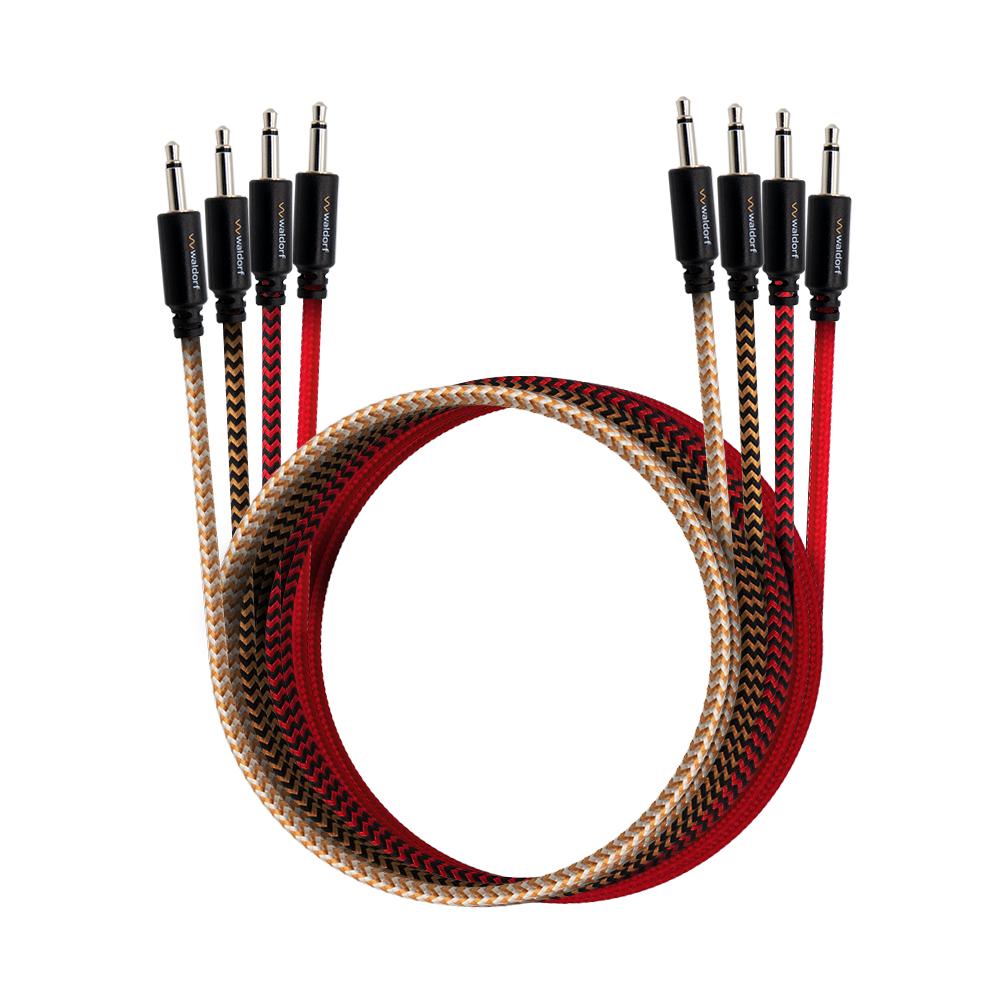 waldorf-patchkabel-900-mm-mono-3-5-mm-4er-pack image 1