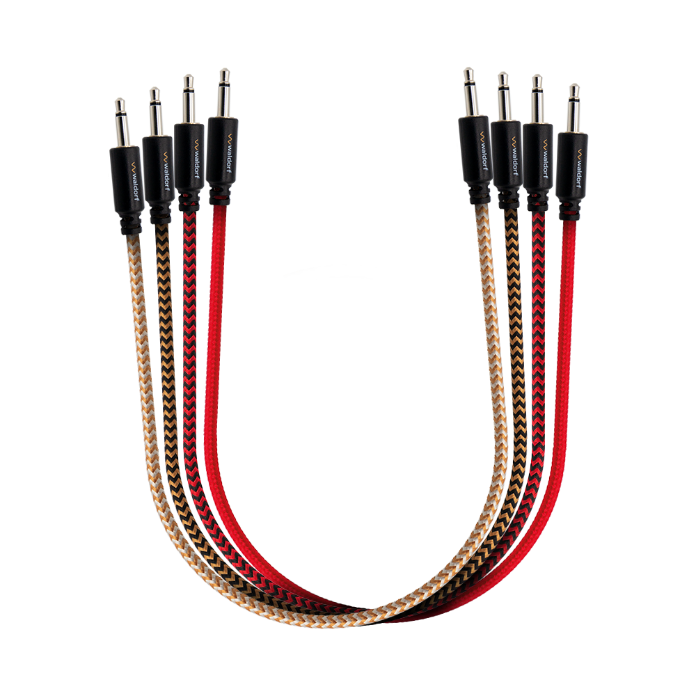 waldorf-patch-cables-300-mm-mono-3-5-mm-4er-pack-modular-kabel image 1