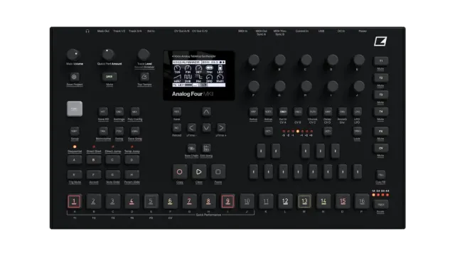 elektron-analog-four-mkii-4-stimmiger-analog-synthesizer-f-r-dawless-performance image 1