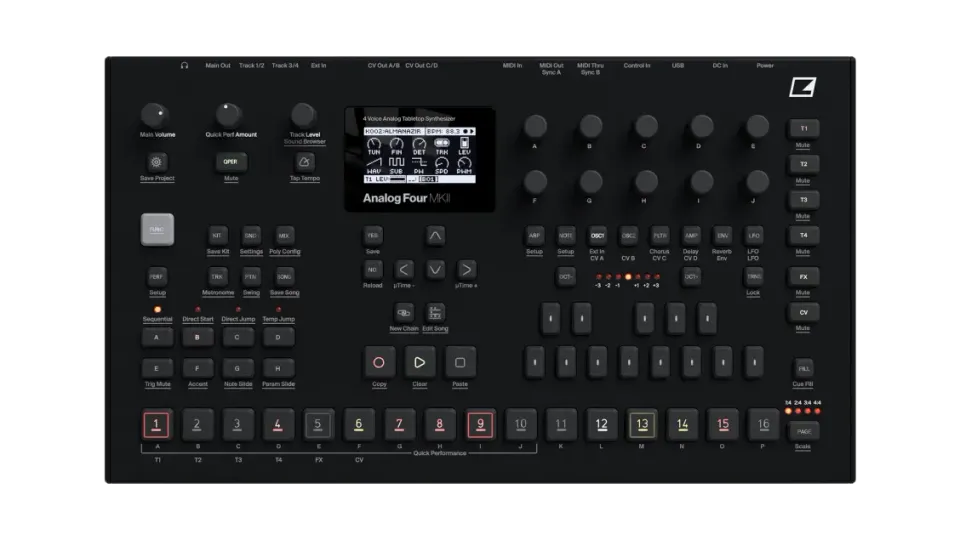 elektron-analog-four-mkii-4-stimmiger-analog-synthesizer-f-r-dawless-performance image 1