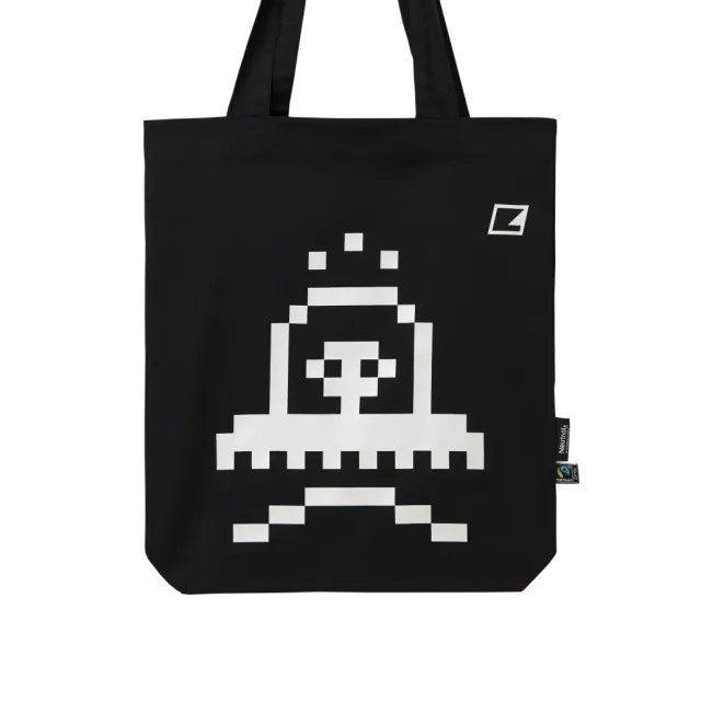 elektron-twill-tote-bag-pixel-icon-stofftragetasche image 1