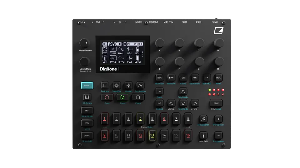 elektron-digitone-ii-fm-synth-groovebox-mit-sequenzer image 1