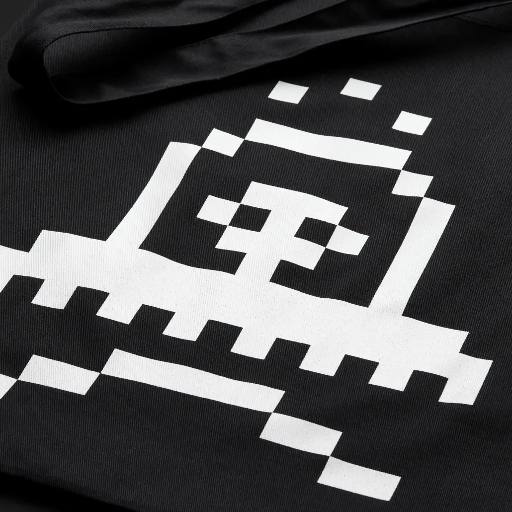 elektron-twill-tote-bag-pixel-icon-stofftragetasche image 2