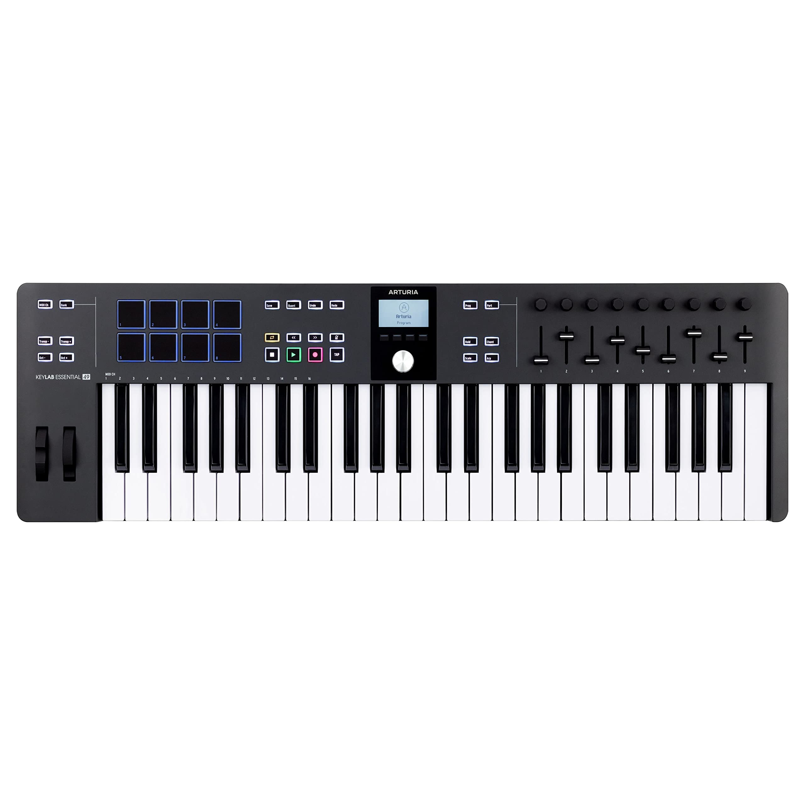 arturia-keylab-essential-49-mk3-white-midi-keyboard-controller image 7