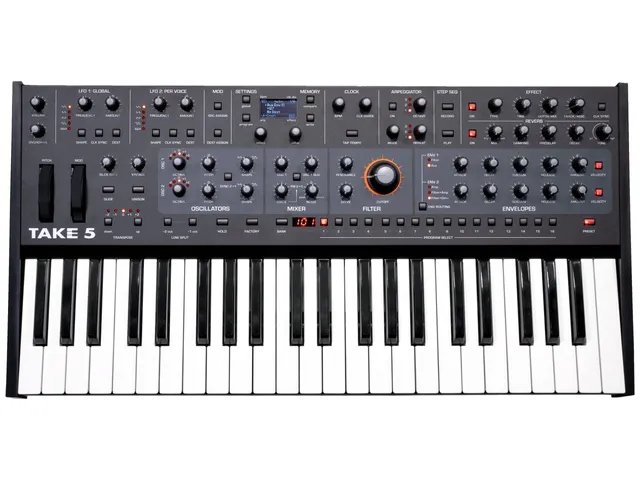 sequential-take-5-kompakt-poly-synth-keyboard-vco-vcf-analog image 1