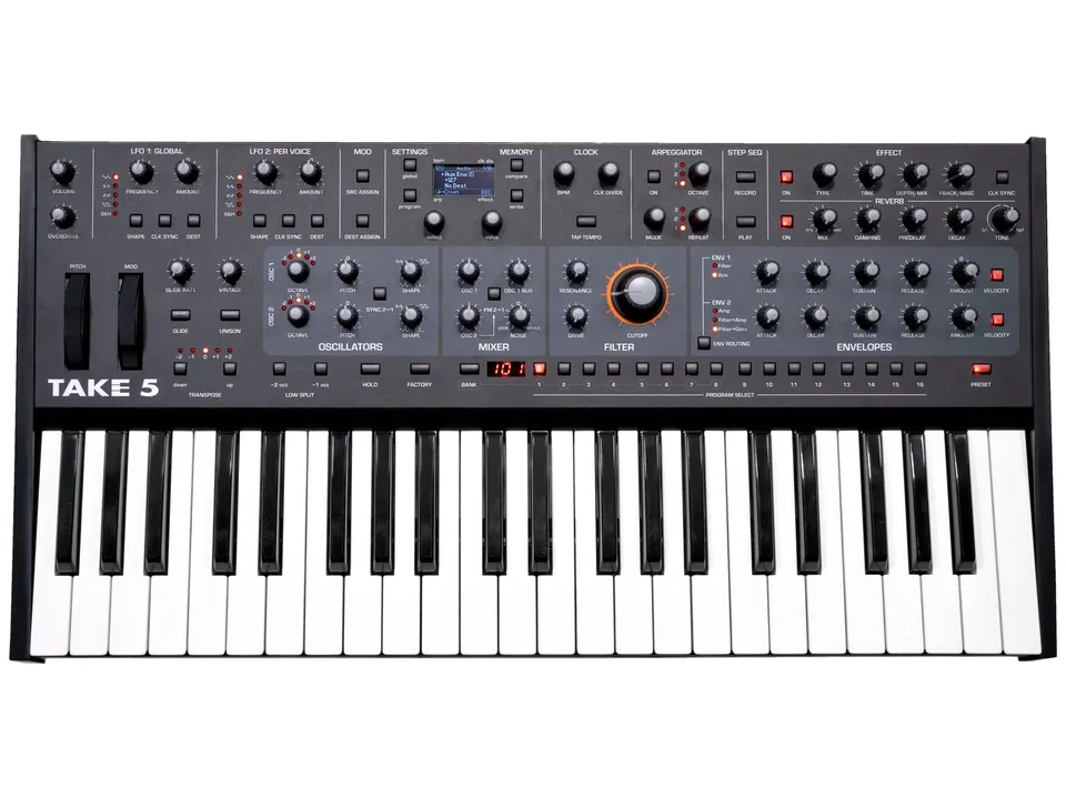 sequential-take-5-kompakt-poly-synth-keyboard-vco-vcf-analog image 1