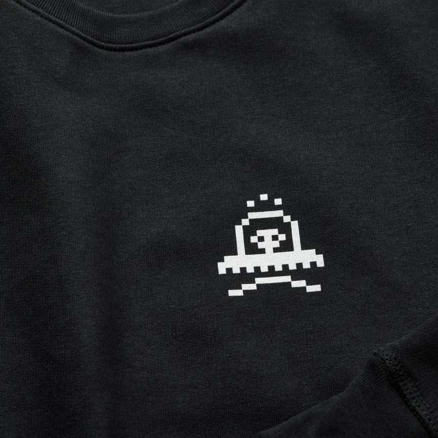 elektron-sweatshirt-pixel-icon-merch-pullover-in-schwarz image 2