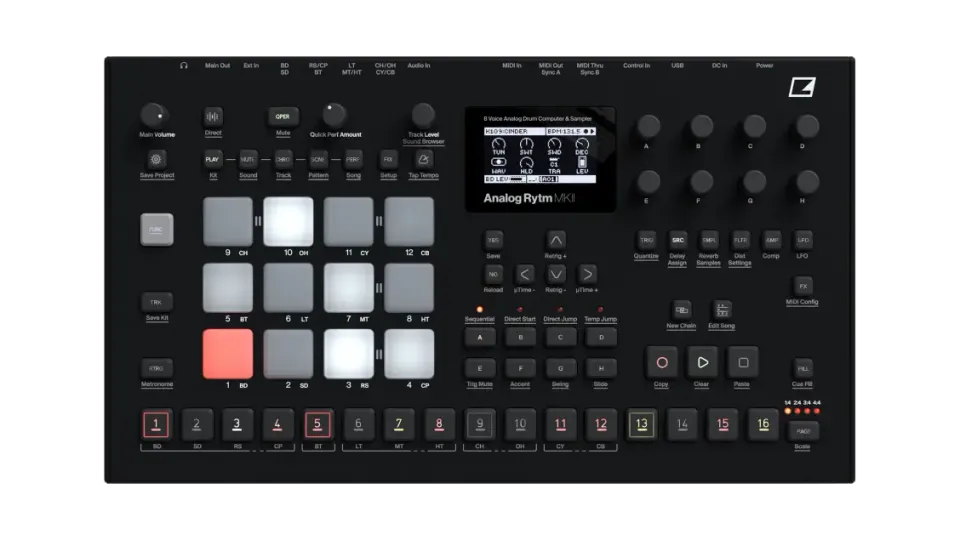 elektron-analog-rytm-mkii-analoge-drum-machine-mit-sampler image 1