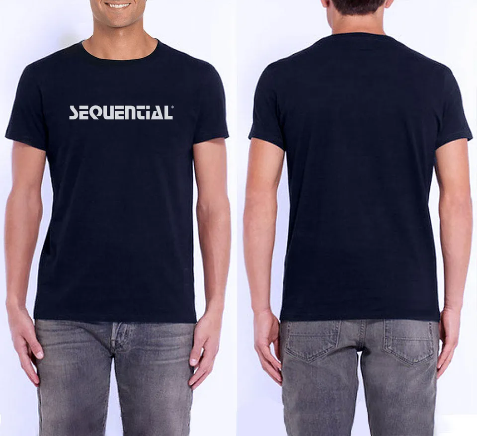 sequential-t-shirt-gr-e-l-schwarzes-baumwollshirt image 1