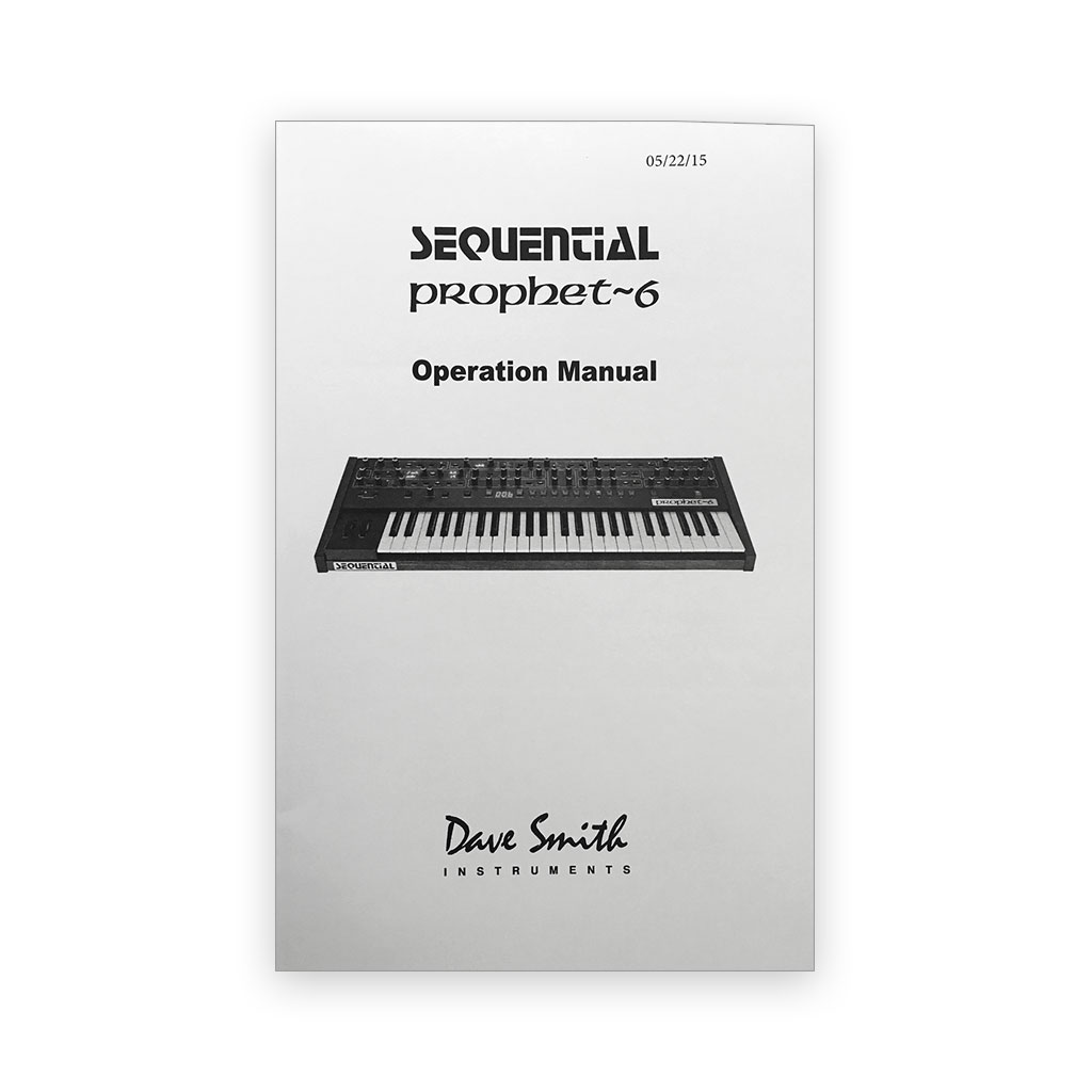 sequential-prophet-6-original-bedienungsanleitung-manual image 1